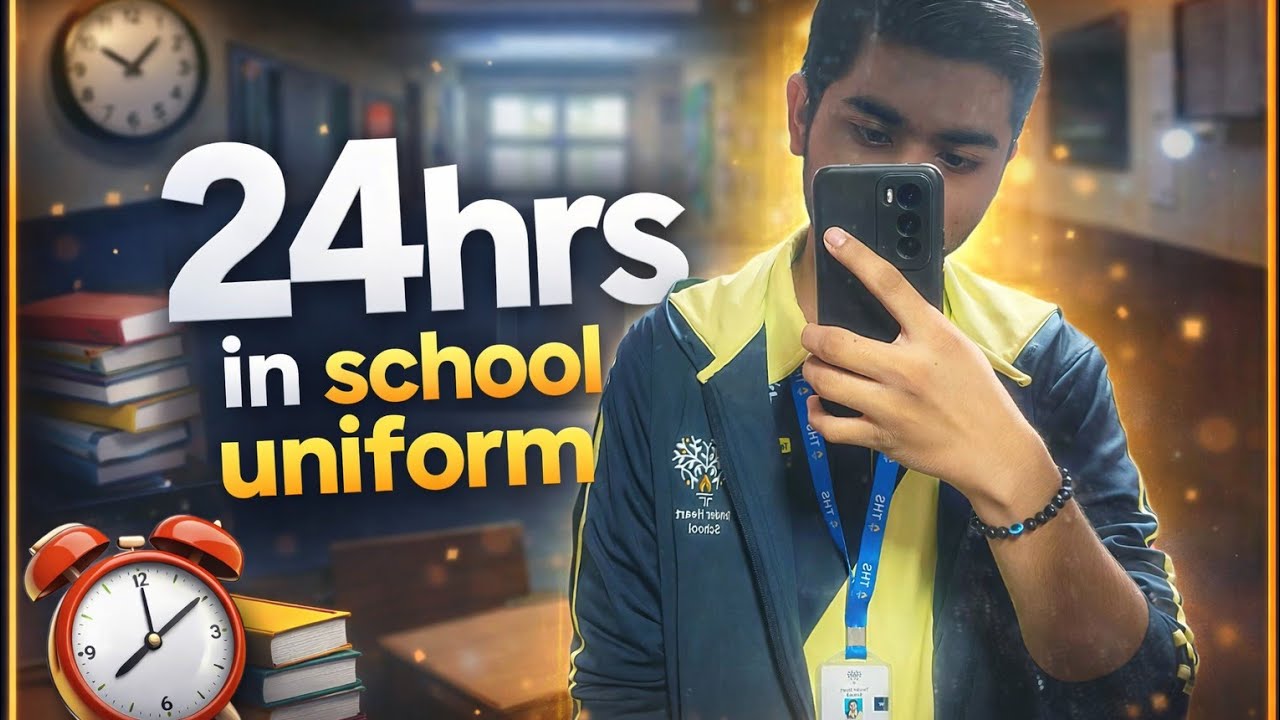24 Hours in My School Uniform 😭 | Real Student Challenge