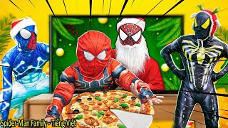 Siêu Santa Claus giải cứu Nhện Nhí khỏi JOKER  || Spider-Man Family