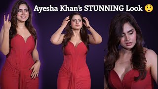 Ayesha Khan Stuns Everyone At Kis Kisko Pyaar Karoon 2 Trailer Launch Full Glam Look Revealed