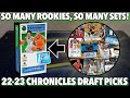 20+ SETS FT. THE NEW ROOKIES! 2022-23 Panini Chronicles Draft Picks Basketball FOTL Hobby Box Review