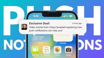 Push Notifications, Using Push Messages to send traffic to your website