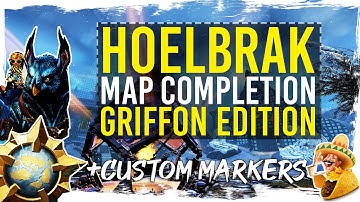 Guild Wars 2 - Hoelbrak Map Completion with Custom Markers