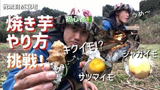 焼き芋作り方！やり方！挑戦！(サツマイモ、ジャガイモ、、菊芋キクイモも!？) [12.31/我流自然栽培/畑Volg]
