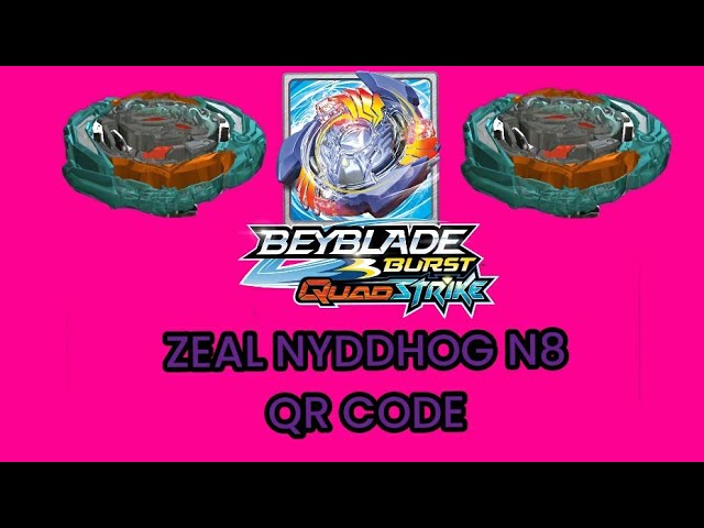  Beyblade Burst QuadStrike - Zeal Nyddhog N8 - Not