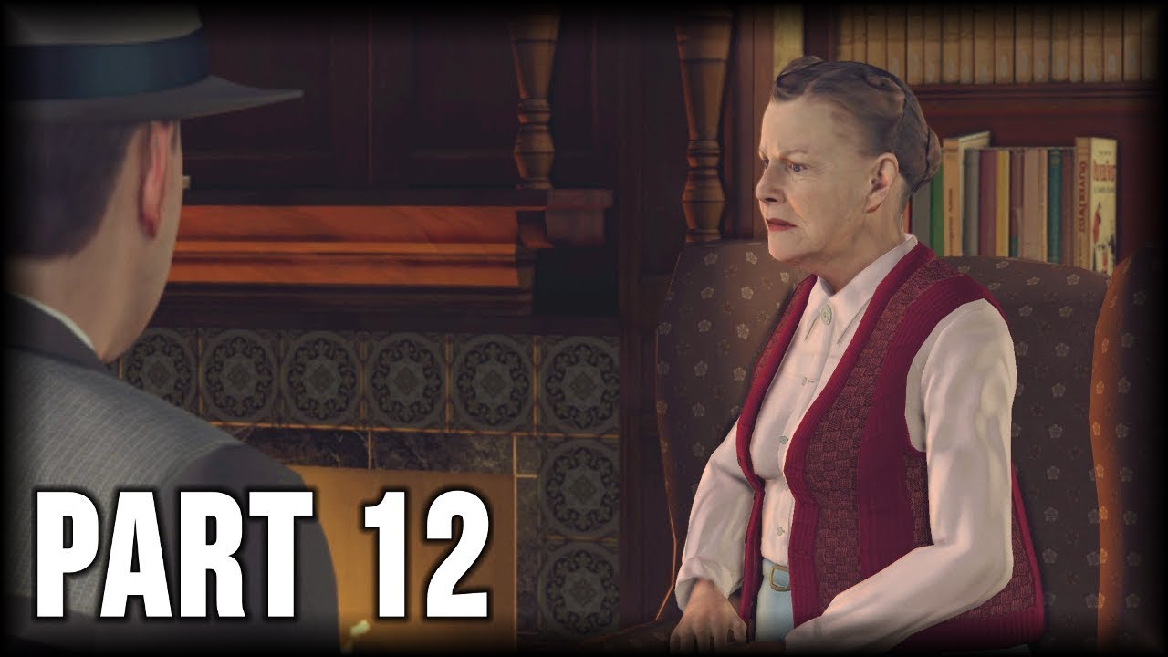 L.A. Noire 100 Walkthrough Part 12 [PS4] The Silk Stocking Murder