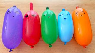 Making Slime With Funny Balloons - Satisfying Slime Asmr No Talking