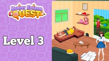 Brainy Escape Quest Level 3 Help the girl finish her homework | brainy escape quest Level 3