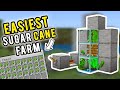 Minecraft easiest sugarcane farm for bedrock edition|| minecraft tutorial 