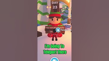 DAY 23 ADVENT CALENDAR IN ADOPT ME! #Shorts