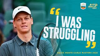 Jannik Sinner On Tough Battle vs Tomas Machac | Rolex Monte Carlo Masters 2026 Content