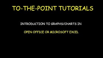 How to construct a simple graph with X and Y values in Open Office or Excel