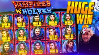 RECORD SLOT BATTLE WIN!! - Vampires Vs Wolves!