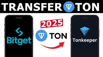 How to Transfer TON (Toncoin) From Bitget to Tonkeeper Wallet 2025 | Step By Step