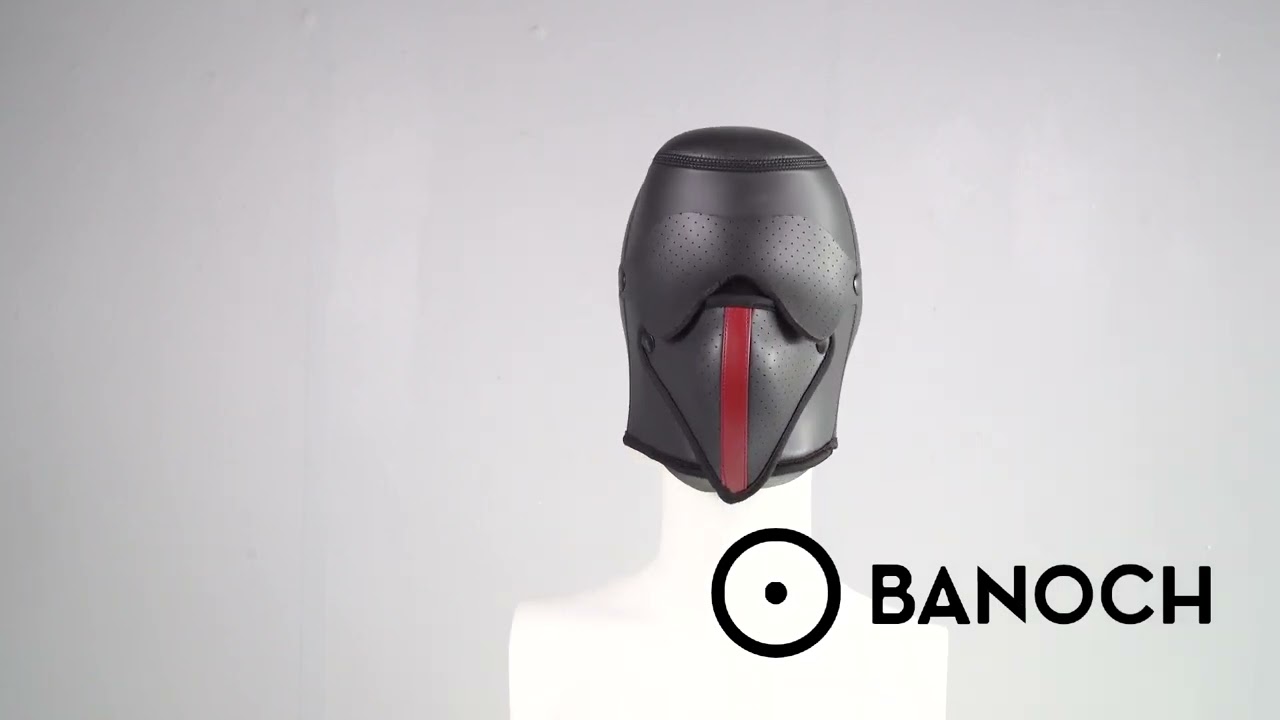 Banoch | Masker Cobra | neopreen | afneembaar oog & mondmasker | bondage