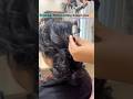 Instant Glow After Styling 💫#shorts #ytshorts #haircut #skills #style #trending #viral