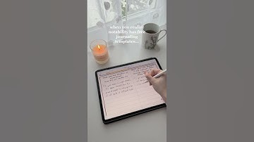 If you want to try one, go to the Notability Gallery and search “Journal” 😇📖