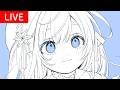 【朝活】アクリルガッシュで絵を描こう【お絵描き配信】