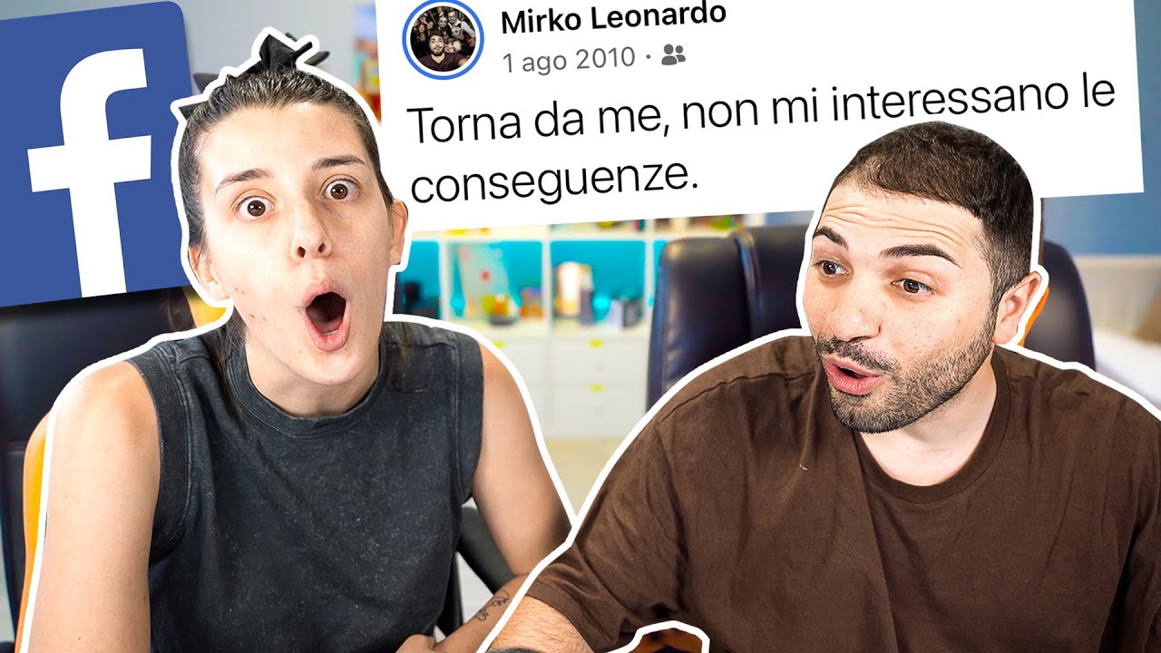 REAGIAMO al profilo FACEBOOK di MIRKO di 12 ANNI FA  imbarazzante