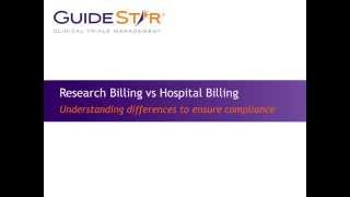 Research Billing Versus Hospital Billing—It’s Different!