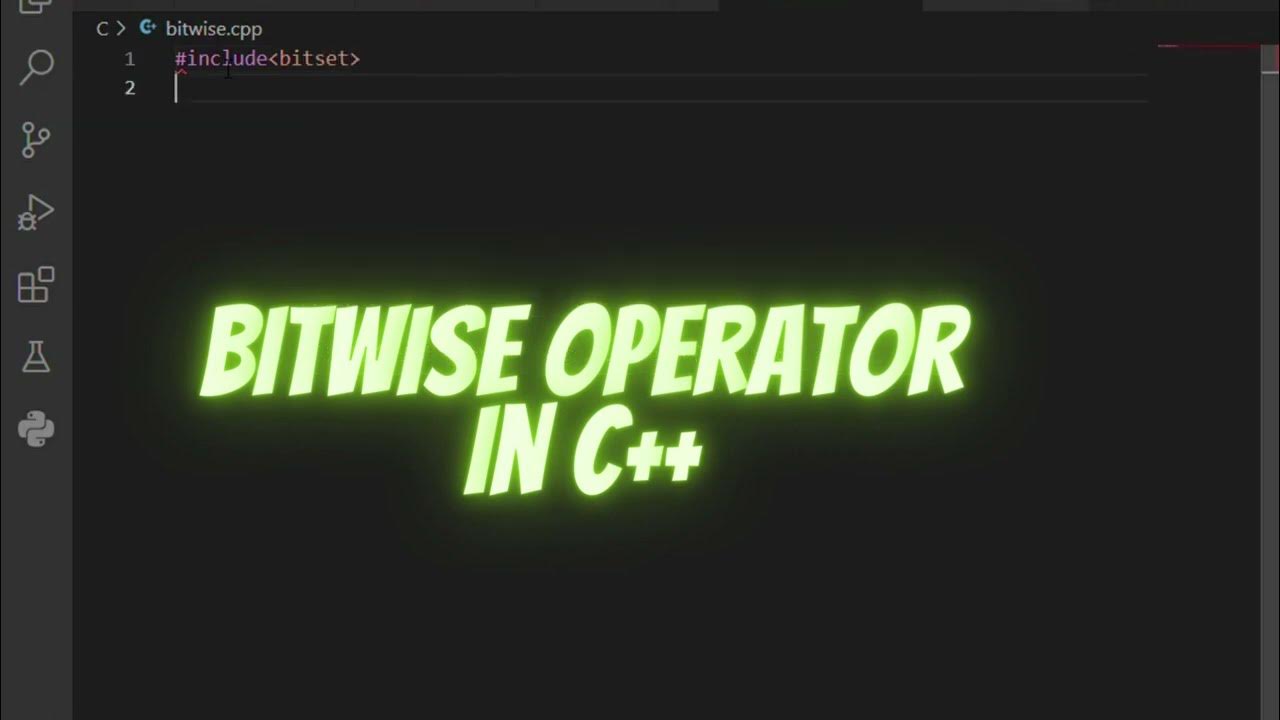 Bitwise operator in c++/cpp - YouTube