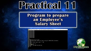 Computer Practical 11 - Class IX 2021