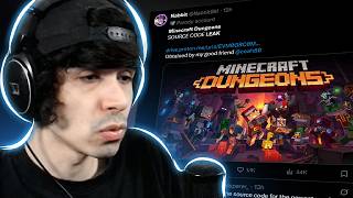 Pedrodbr Reage ao VAZAMENTO DAS PRIMEIRAS VERSÕES DE MINECRAFT DUNGEONS  E LEGENDS!!