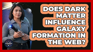 Does Dark Matter Influence Galaxy Formation In The Web?