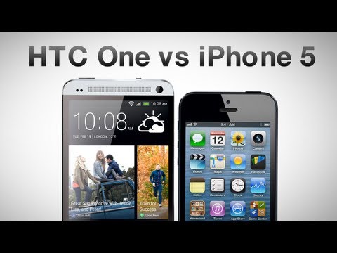 Video: Unterschied Zwischen Apple IPhone 5 Und HTC One X