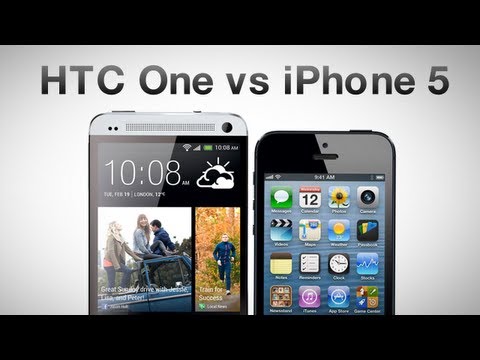 Video: Forskellen Mellem Apple IPhone 5 Og HTC One X