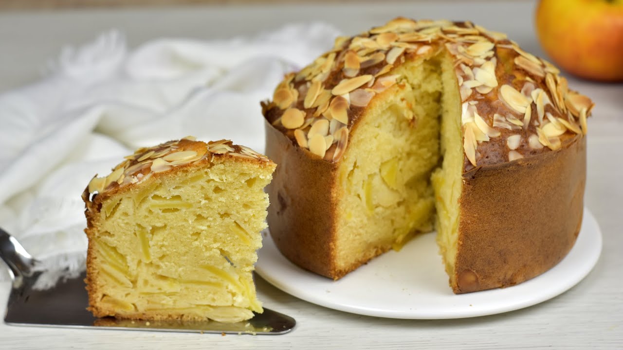 PASTEL de MANZANA y Almendras ¡Muy fácil!