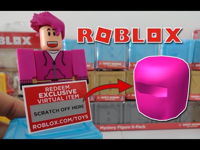 Boneco roblox surpresa com acessórios e código virtual Sunny em