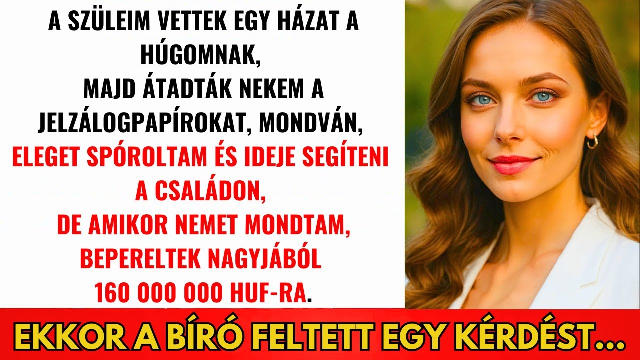 Szüleim Követelték Hogy Fizessem A Nővérem Jelzálogát—Mikor Nemet Mondtam, Bepereltek 160M Ft-Ra