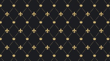 How to Create Luxury(fleur de Lis, crown)  Pattern in Adobe Illustrator Tutorial