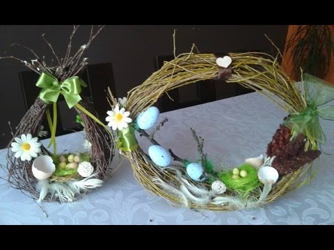 Diy Wiosenne Dekoracje Jak Zrobić Koszyczek I Wianek Na Wielkanoc