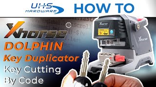 How To Duplicate Car Key with Condor XC Dolphin XP-005 Portable Key Cutting Machine