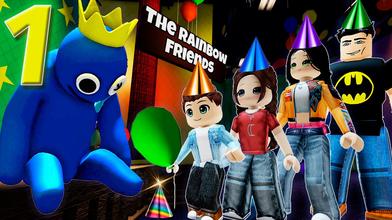 Играем семьёй в РАДУЖНЫЕ ДРУЗЬЯ 1 🌈 | Roblox Rainbow Friends