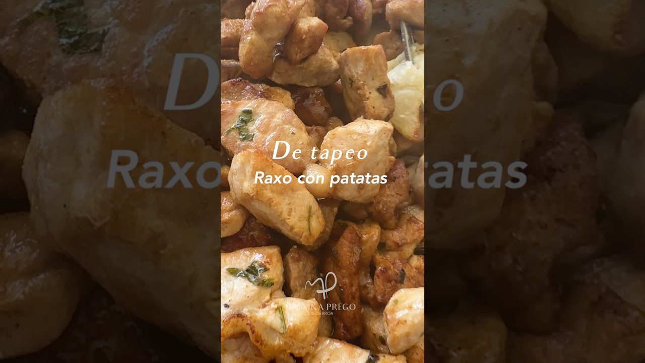 Cómo hacer el raxo perfecto con patatas: receta gallega paso a paso 🥩🥔 #cocinagallega