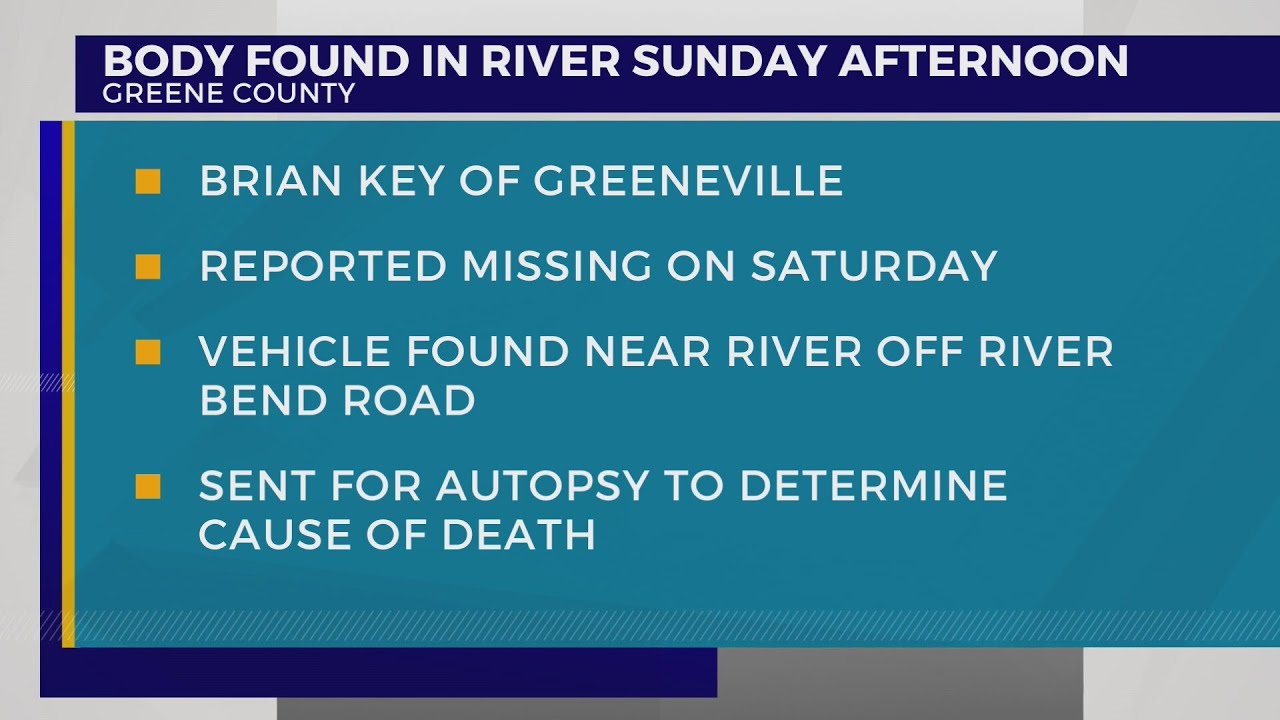 Body found in Nolichucky River identified as missing Greeneville man ...
