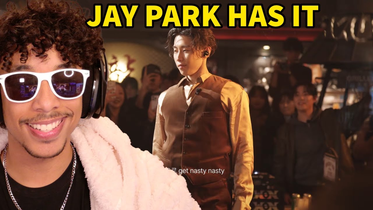 JayPark Singing Live Undercover Pretending To Be a Track