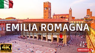 FLYING OVER EMILIA ROMAGNA, ITALY 4K | Calming Music With Wonderful Natural Video For Relaxation