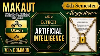 Artificial Intelligence 4th Semester suggestion MAKAUT