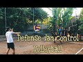 Latihan Defense dan control Bola Voli part.1