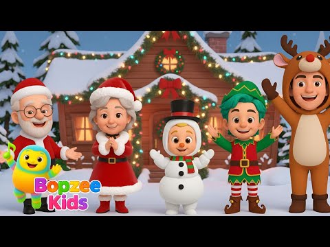 Christmas Finger Family 🎅❄️ | Fun Xmas Song for Kids – Bopzee Kids