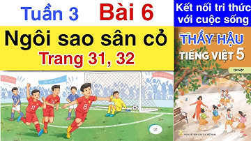 Tiếng Việt 5 Tuần 3 Bài 6 NGÔI SAO SÂN CỎ Trang  31 32 KẾT NỐI TRI THỨC VỚI CUỘC SỐNG