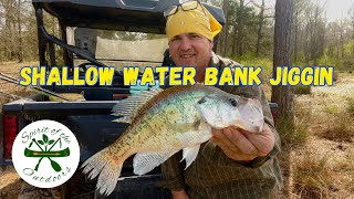 Catching Crappie in Shallow water on Minnows and Jigs