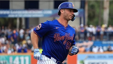 Pete Alonso Hits Opposite Field Homer In Spring Training