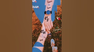 W_F 💞 Letter WhatsApp Status Video #shortvideo #whatsappdp #nameart #love #shorts #whtsappstatus
