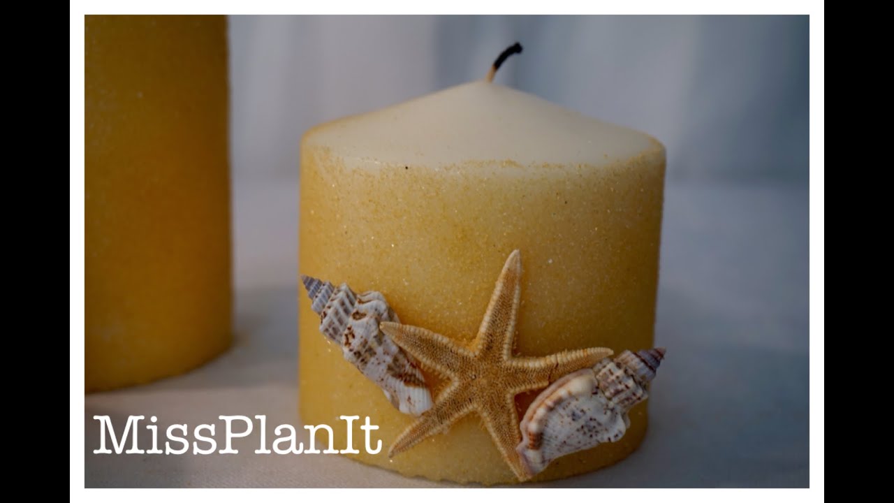 DIY Mason Jar Sea Shell Candle Holders for Under 5.00! Part 2 YouTube