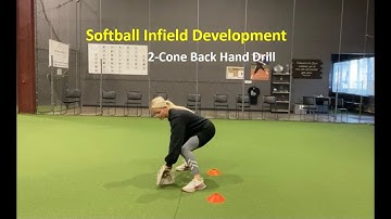2 Cone Back Hand Drill For Infield