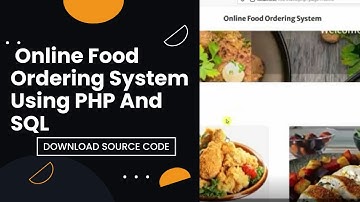 Online Food Ordering System in PHP, Mysql Free Download